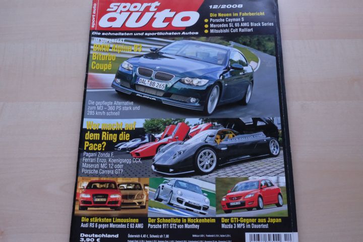 Deckblatt Sport Auto (12/2008)